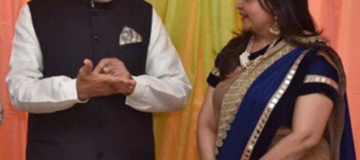Vaishali Shah with Prime Minister Narendra Modi